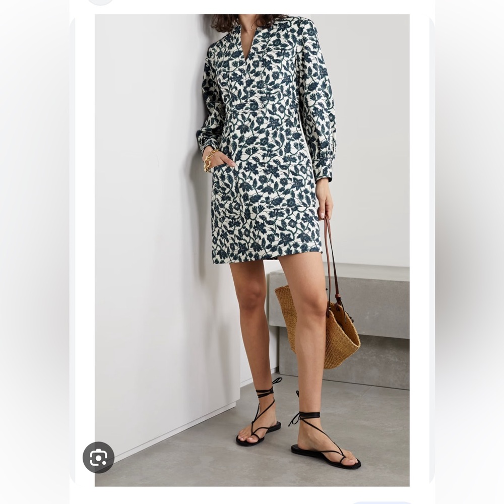 DEREK LAM 10 CROSBY KASHA FLORAL PRINT DRESS, SIZE 6.